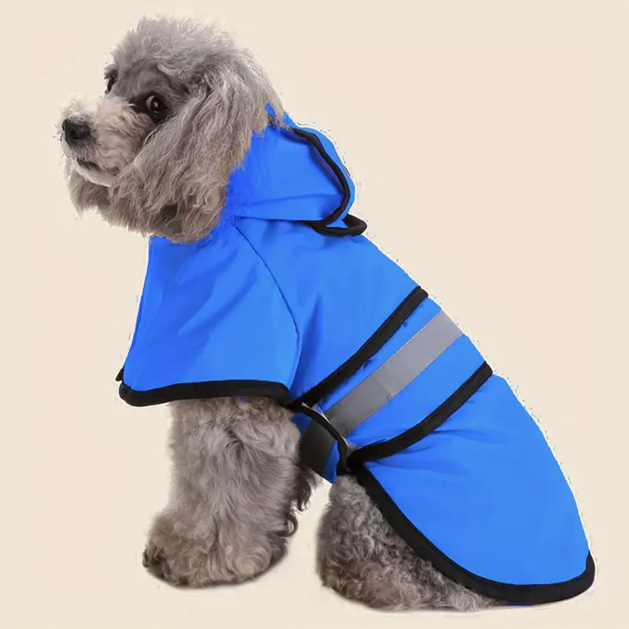Thumbnail: Keep Your Pet Dry And Comfortable - Adjustable Waterproof & Windproof Dog Rainco