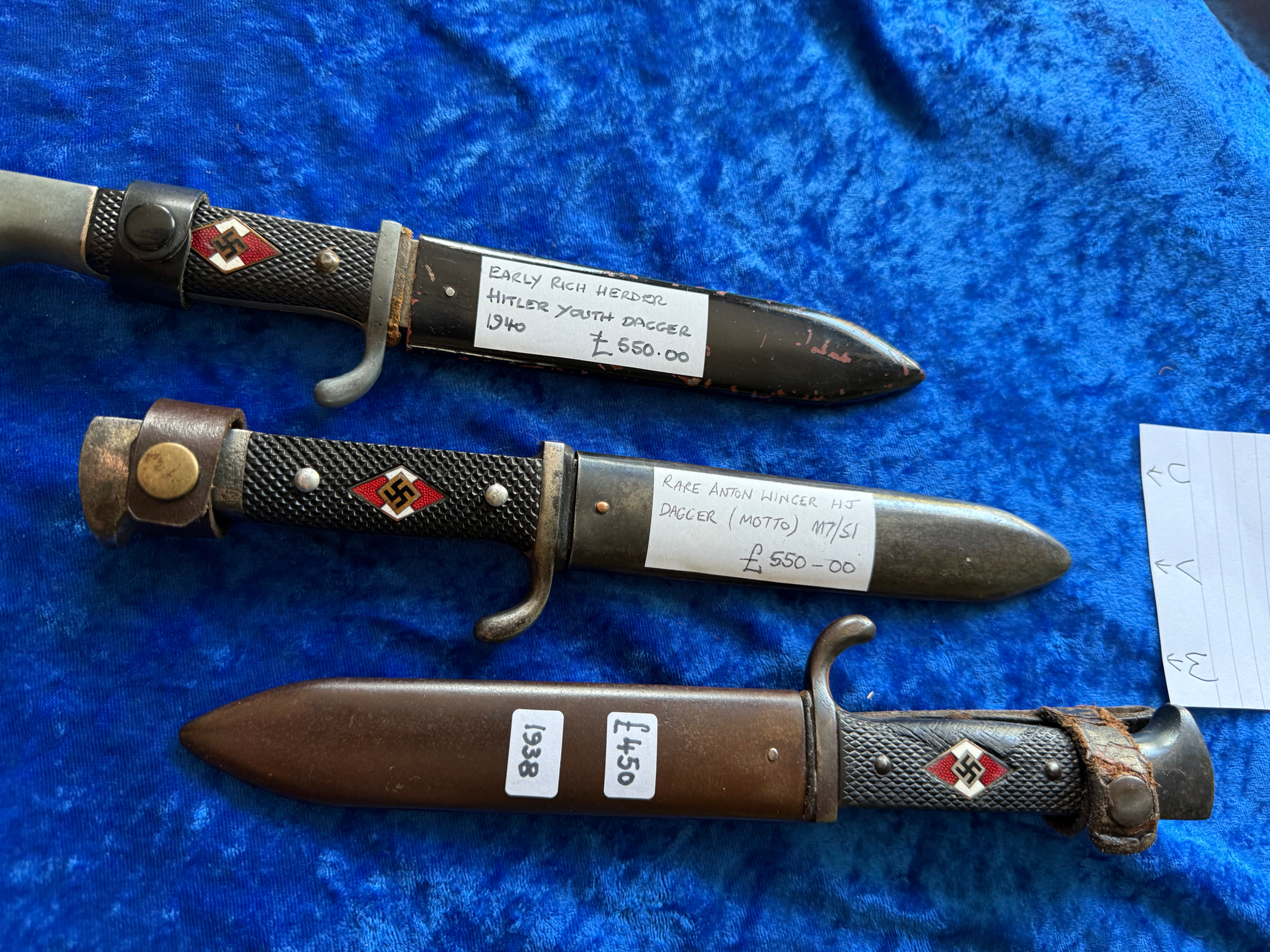 German ww2 dress daggers 