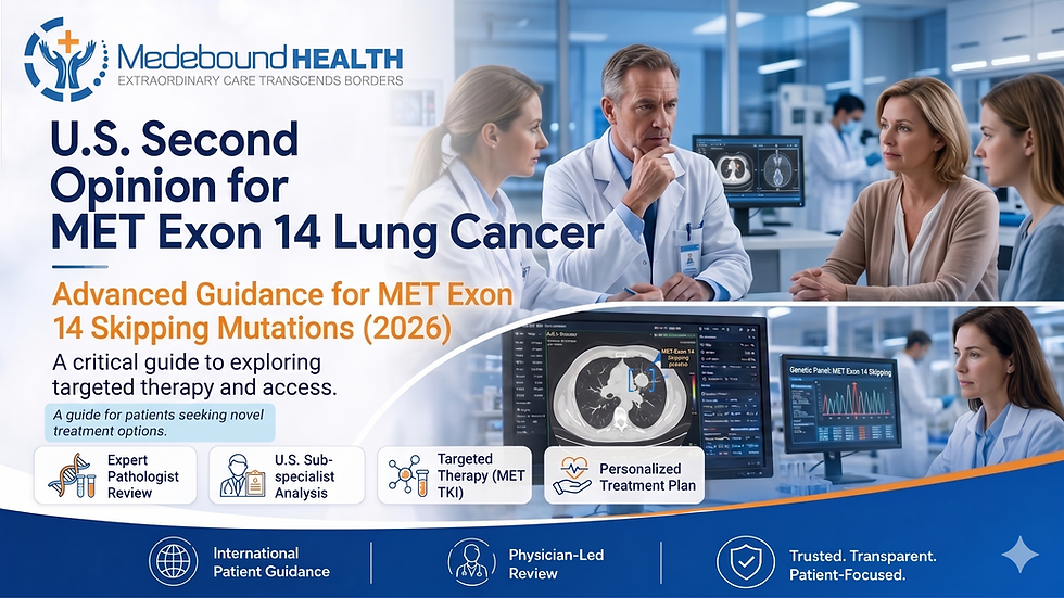 MET Exon 14 Lung Cancer second opinion