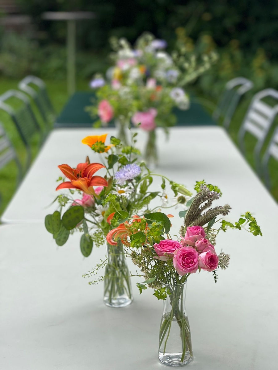 Tischsträusschen Tauffest