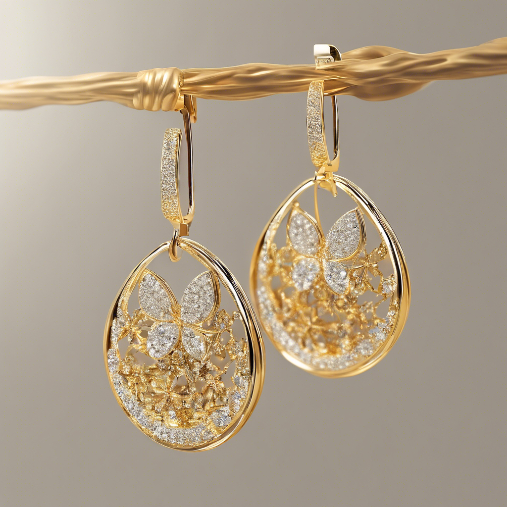 Silver Butterfly Earrings