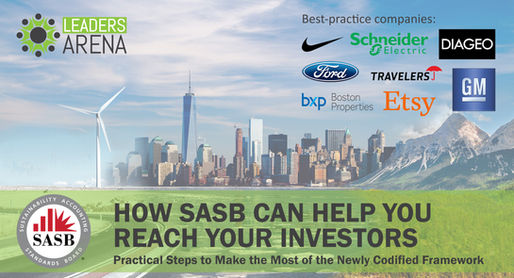 How SASB Can Help You Reach Your Investors