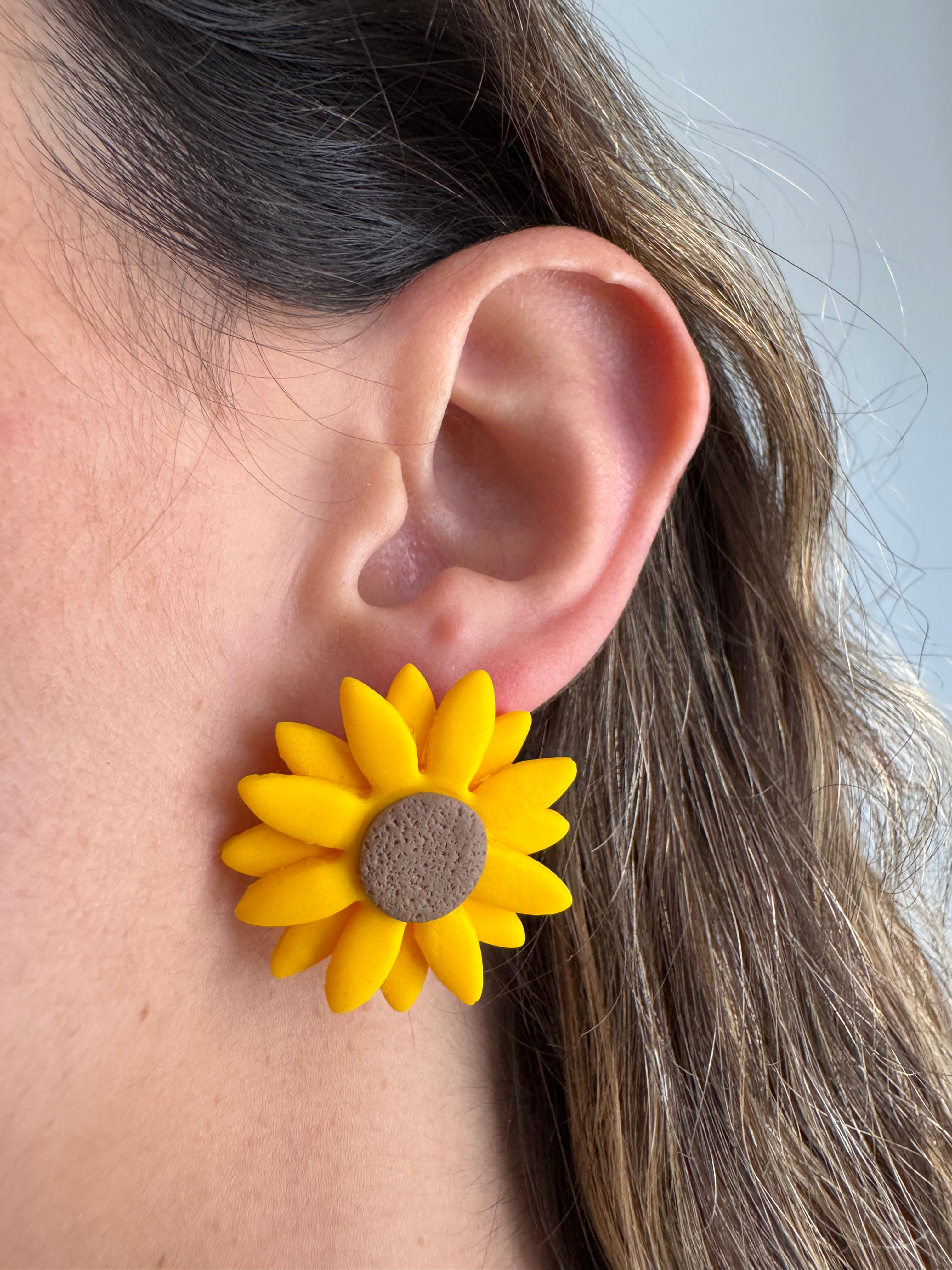 Pendiente girasol
