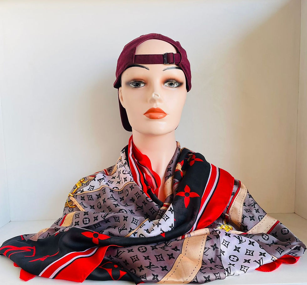 Miniature : casquette et chal