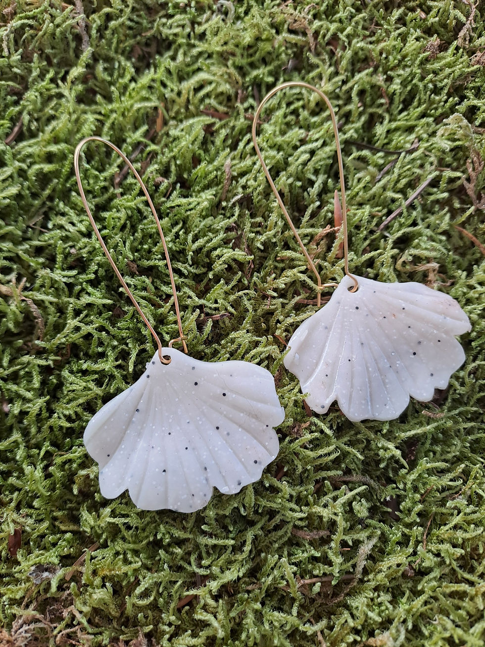 Miniature : Boucles d'oreilles GINKGO