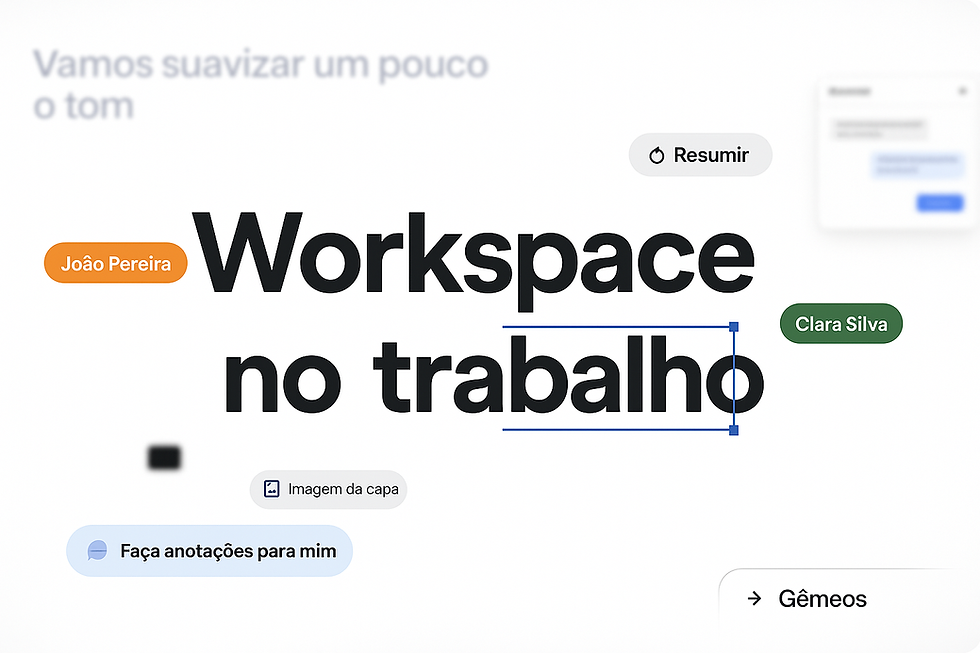Novo recurso do Workspace: 4 formas inovadoras para impulsionar sua produtividade.
