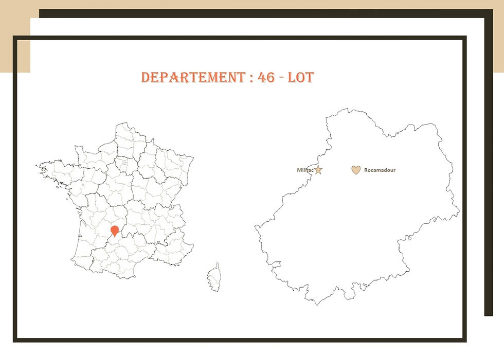 Carte Lot / Rocamadour