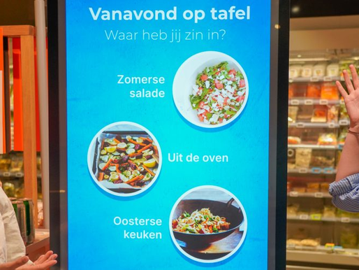 Het Protein Screen bij de Albert Heijn