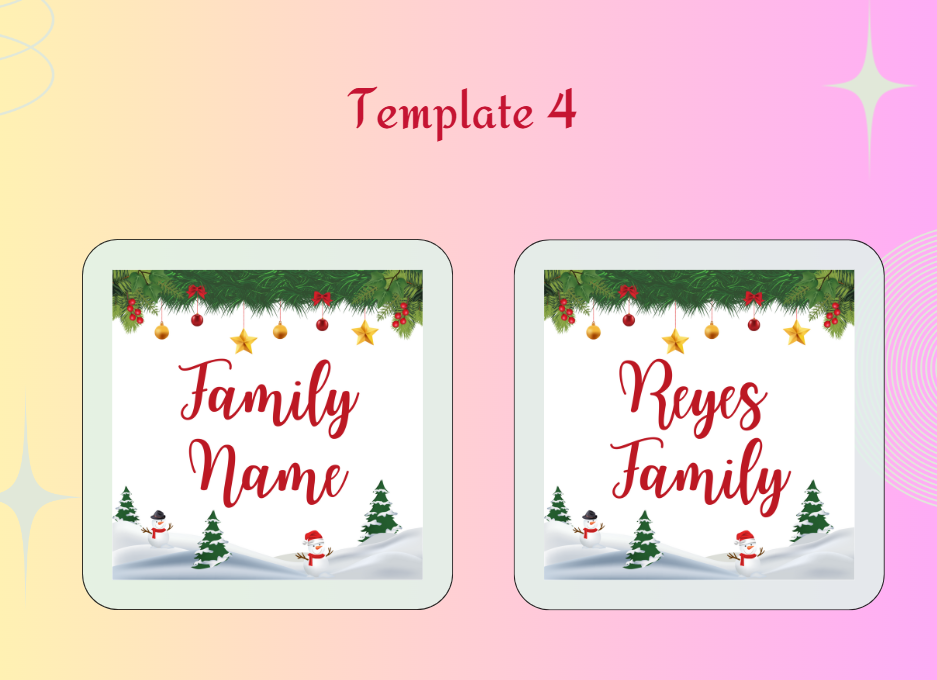 Thumbnail: Photo Magnet Christmas Tree Ornaments Gift Ideas