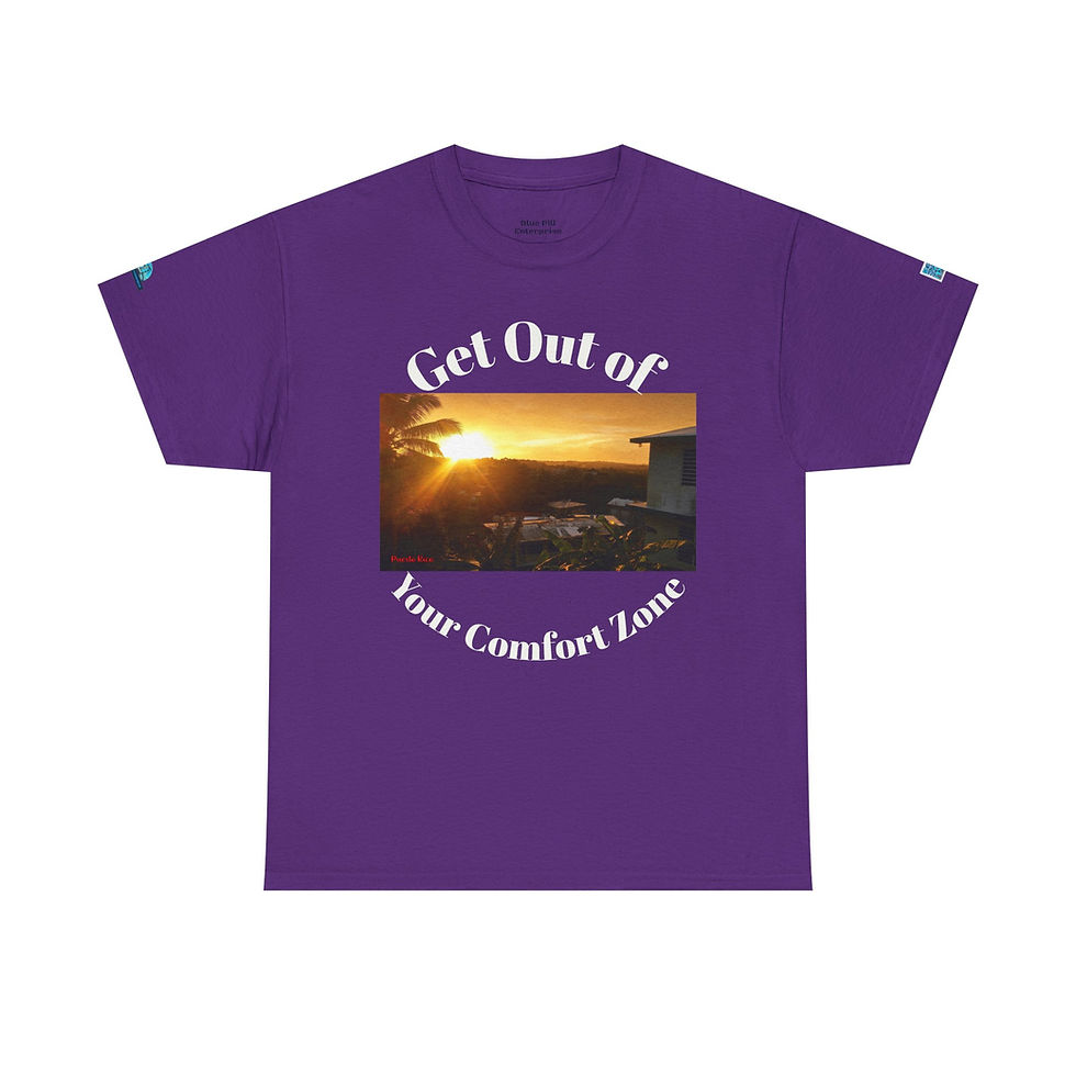 Thumbnail: Puerto Rico Edition-Sunset Photo- Unisex Cotton Tee, Gift for Him/Her