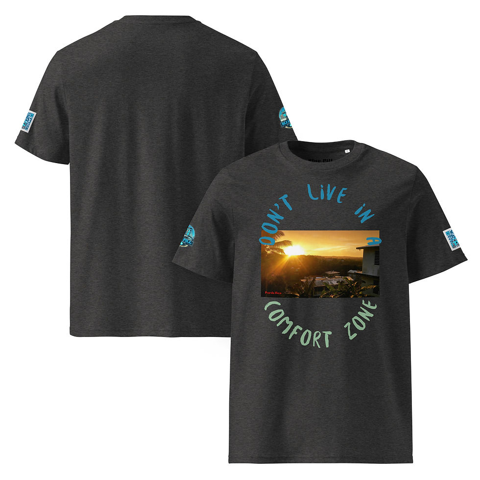 Thumbnail: Adult Sunset-Unisex Organic Cotton T-Shirt- P.R.Edition