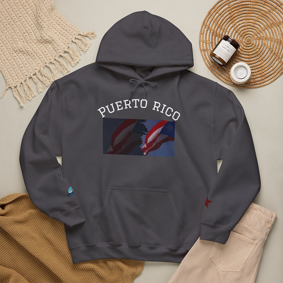 Thumbnail: Puerto Rico Flag: Cozy Unisex Sweatshirt, Casual Wear