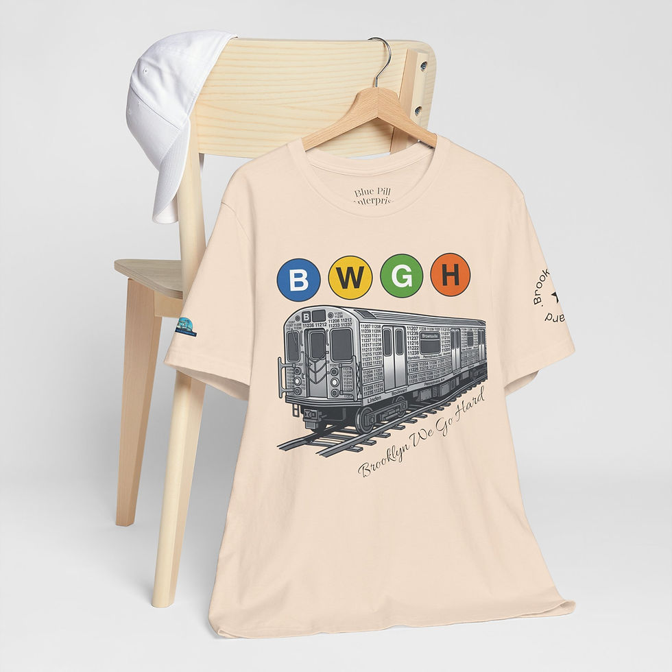 Thumbnail: Brooklyn We Go Hard-"BWGH"-Unisex Jersey Short Sleeve Tee
