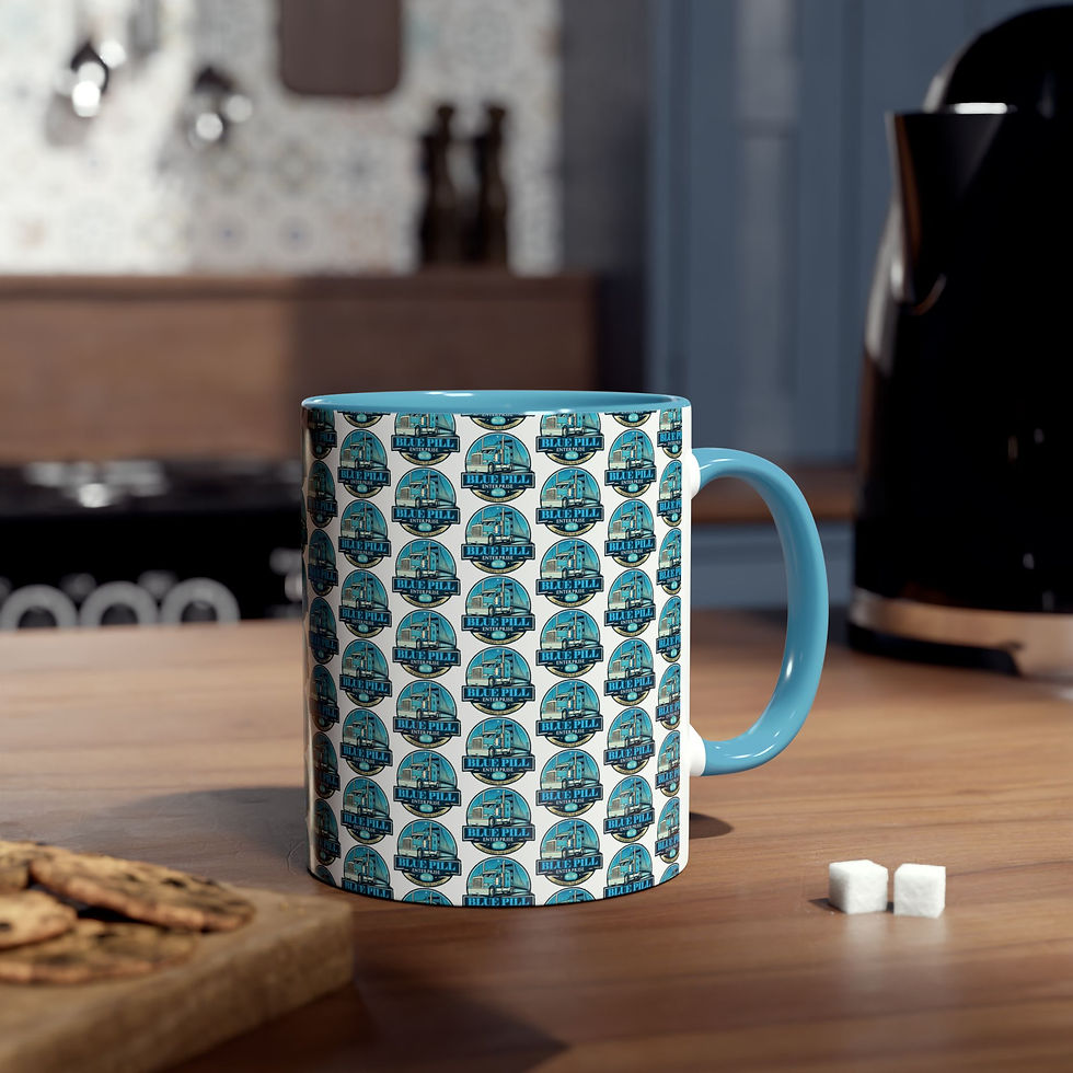 Thumbnail: Vibrant Two-Tone Coffee Mug, Ceramic Cup, Perfect for Tea and Coffee Lovers