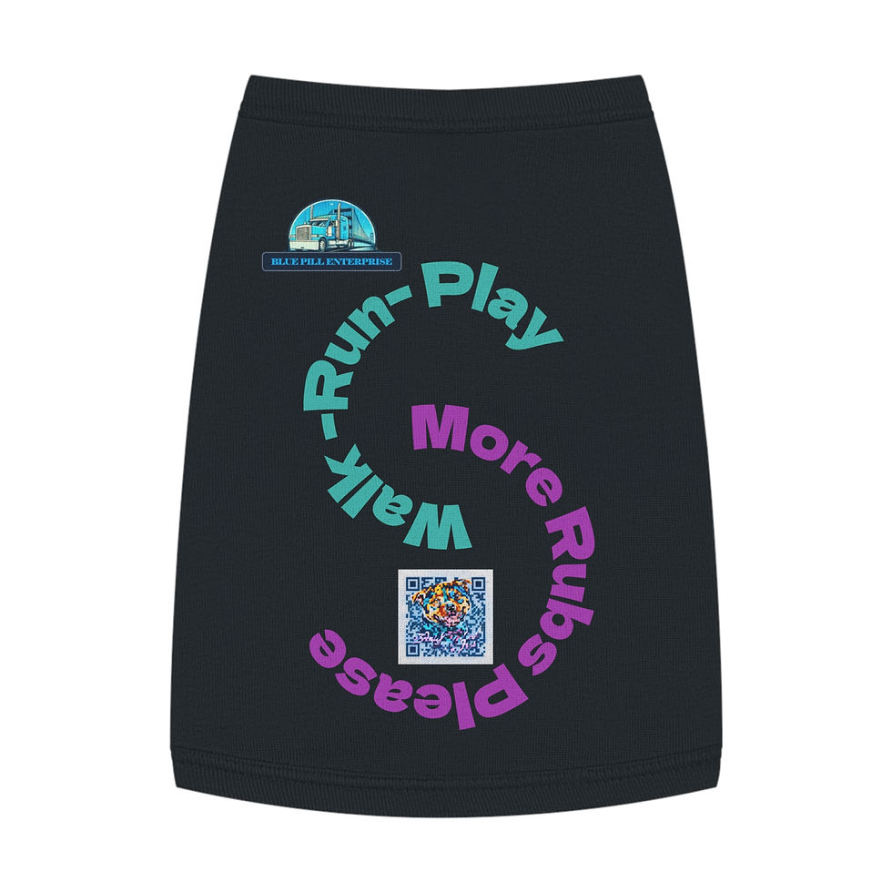 Thumbnail: Cute Pet Tank Top for Active Dogs, Pet Playdates, Dog Lover Gifts