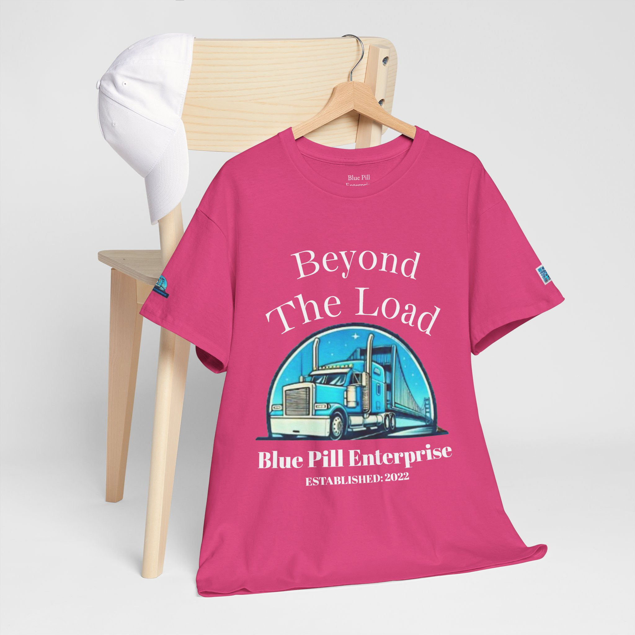 Beyond The Load - Blue Pill Enterprise Logo -Graphic Tee, Unisex Cotton Tee