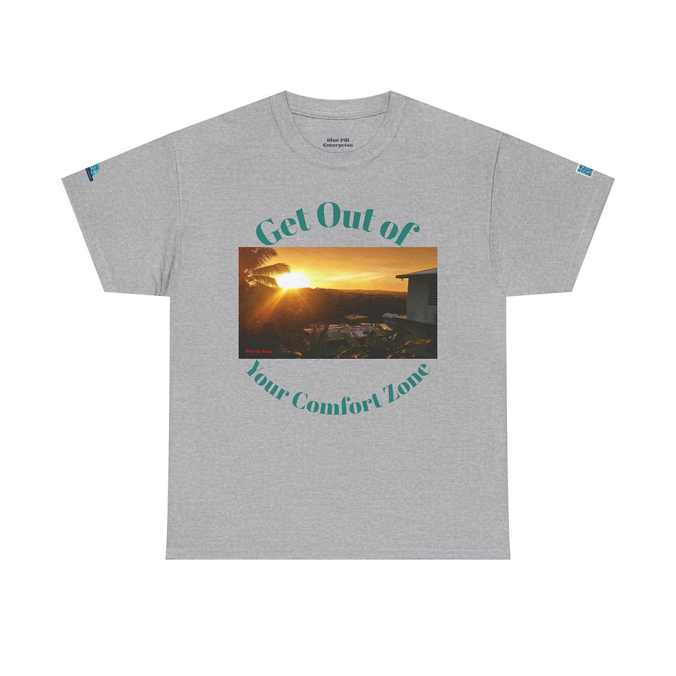 Thumbnail: Puerto Rico Edition-Sunset Photo- Unisex Cotton Tee, Gift for Him/Her