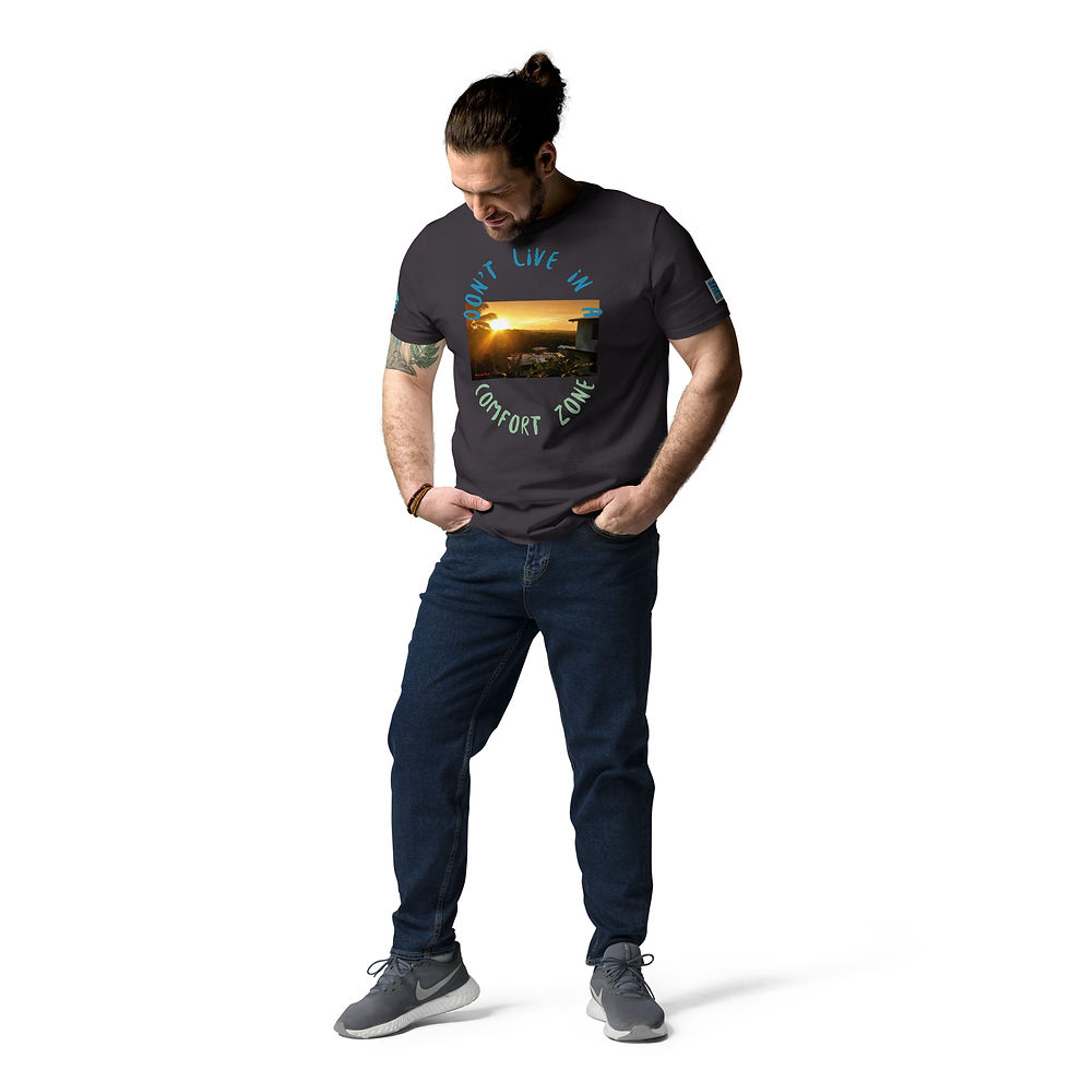 Thumbnail: Adult Sunset-Unisex Organic Cotton T-Shirt- P.R.Edition