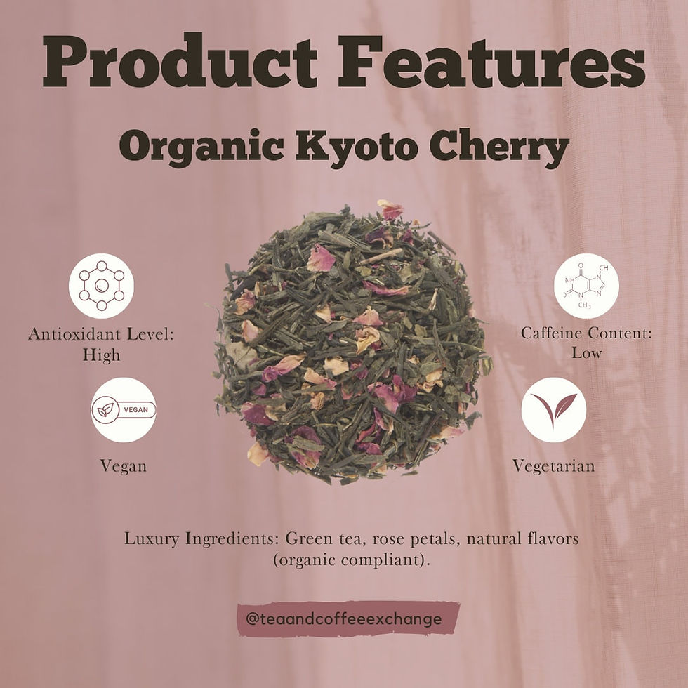 Organic Kyoto Cherry Green Tea - A Refreshing Delight for Tea Lovers
