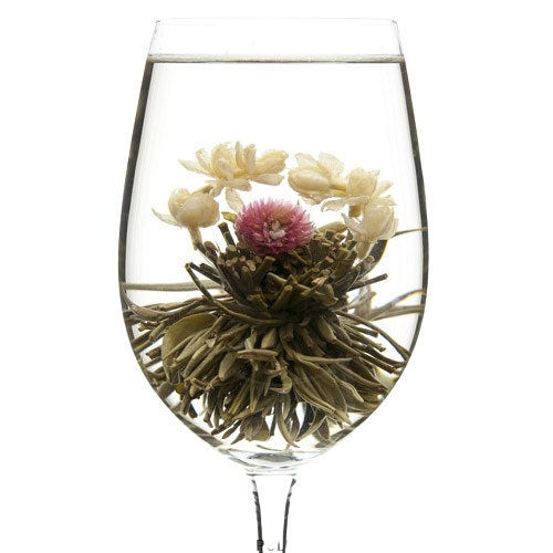 Thumbnail: Longing Heart Blooming Tea - Premium Handcrafted Peach & Jasmine Blossom Tea