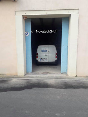 Installation motorisation FAAC porte de garage Nézignan