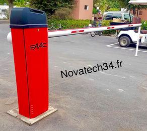 Installation d'une barrière levante pour un camping au Cap d'Agde