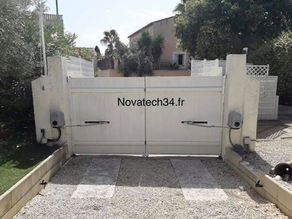 Motorisation FAAC portail battants