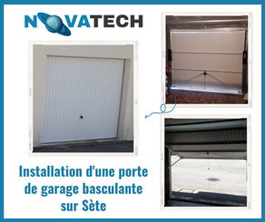 Fourniture et Pose d'une porte de garage basculante