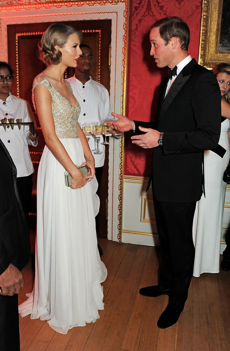 Recalling the meeting, Prince William said ‘I got up like a puppy and went…