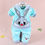 Thumbnail:  Girls Velvet Cartoon Hooded Coat + Pants 2Pcs