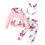 Thumbnail: 0-18 Months Toddler Baby Girl 3PCS Hooded Set 