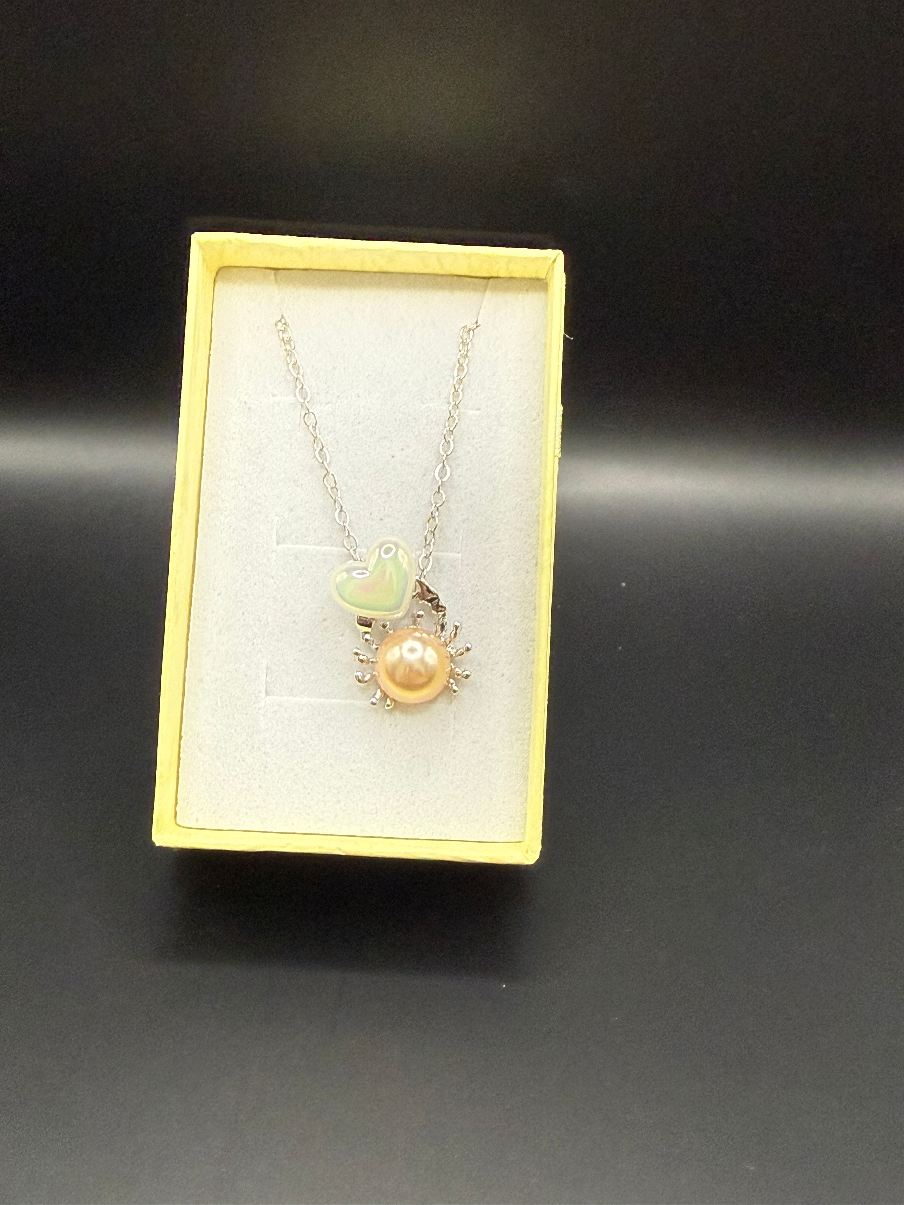 Crabby Love Pendant
