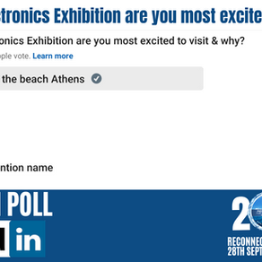 Reconnect, The Electronics Exhibition Leading in the Poll 75%!