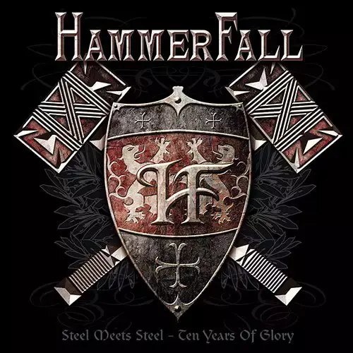 CD - Hammerfall - Steel Meats Steel - Ten Years Of Glory