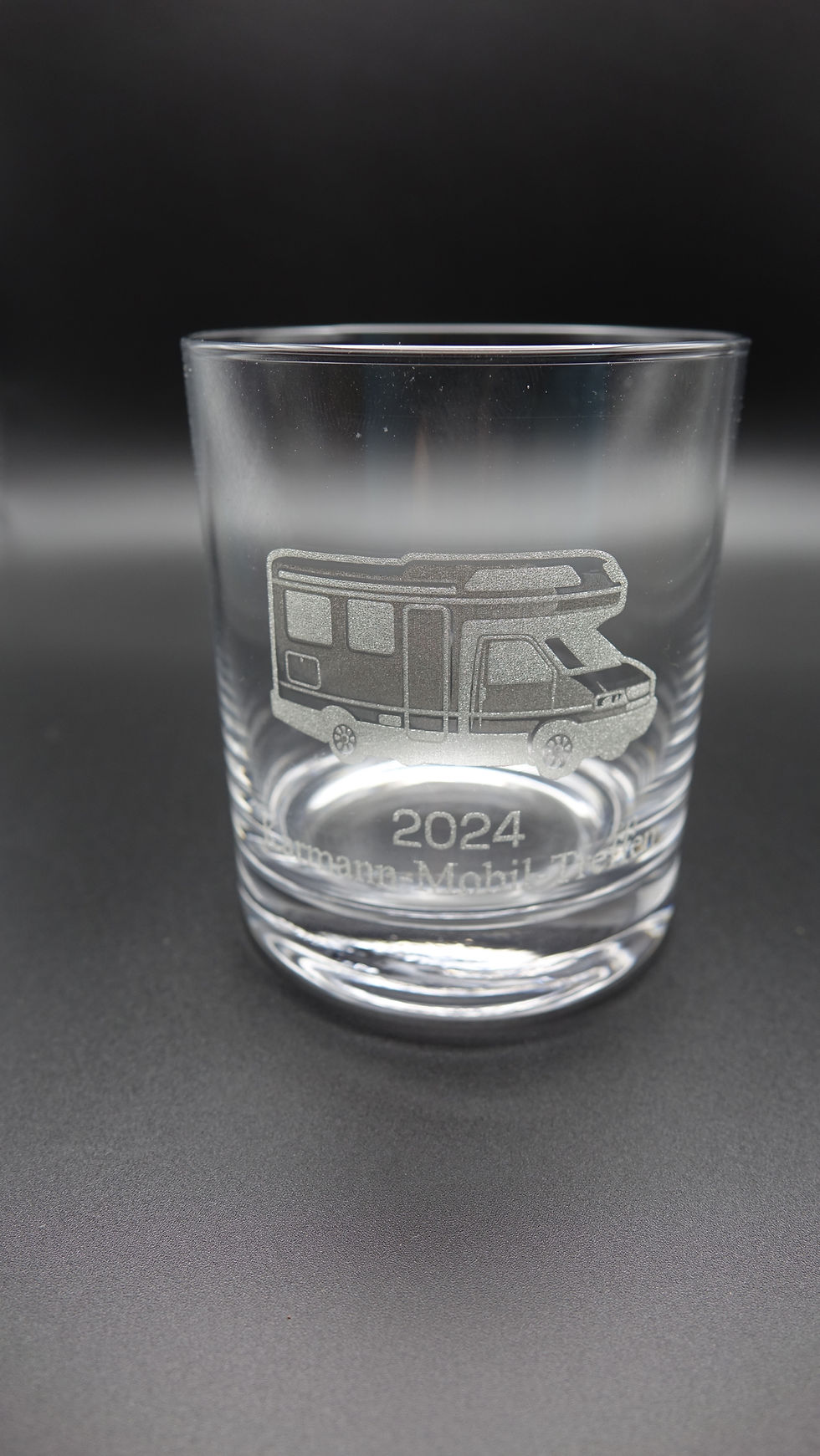 Thumbnail: Personalisiertes Whiskyglas - Camping