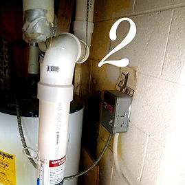 radon mitigation system in basement