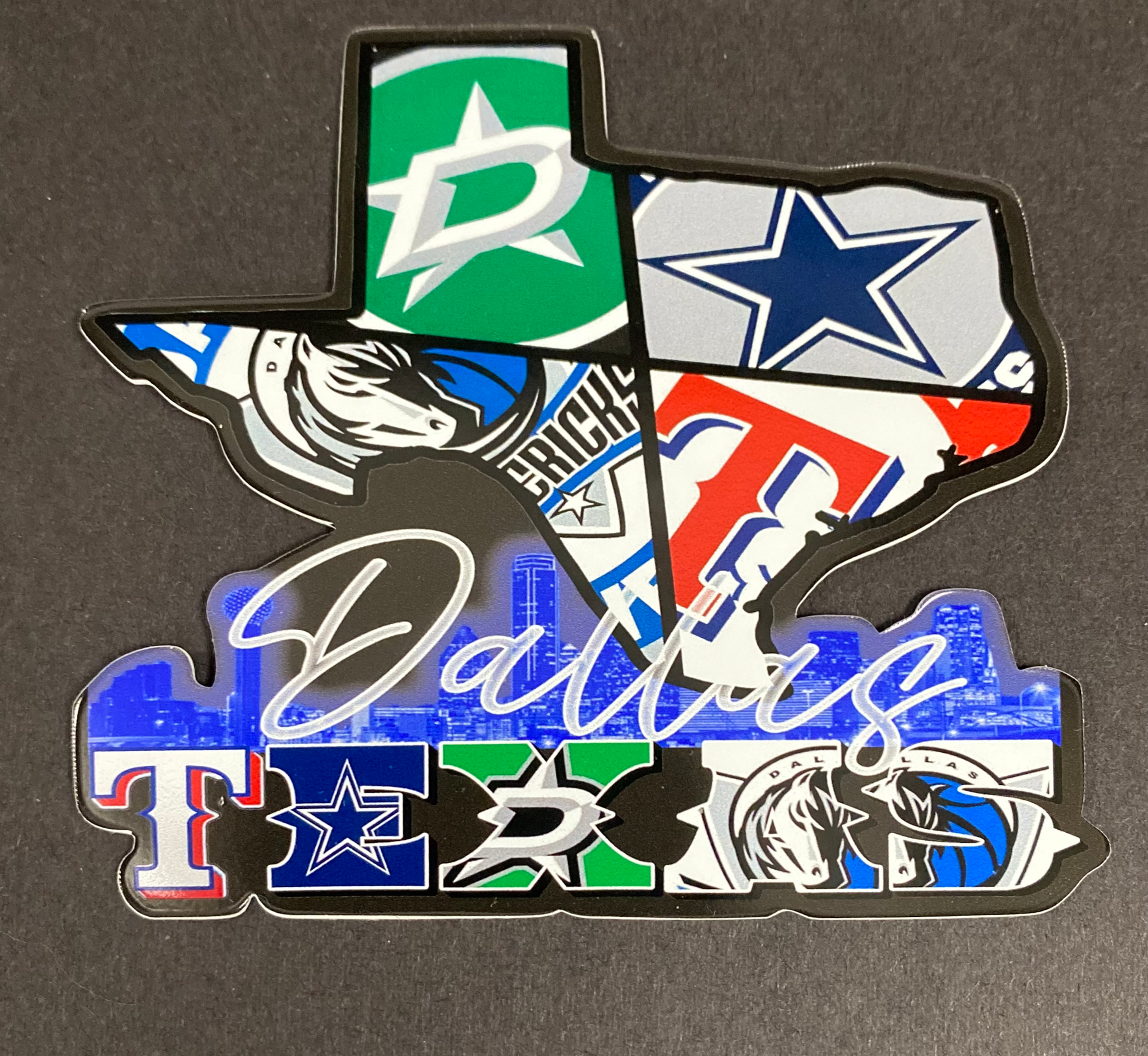 Dallas Texas Teams Stickers 