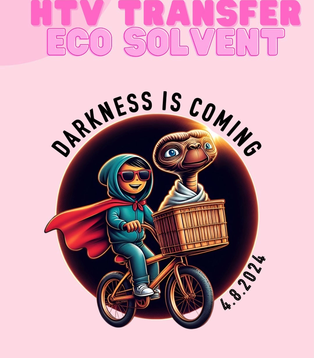 DARKNESS IS COMING! Ready to press Transfer for T-shirts 