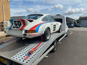 Classic Porsche GT race car 🔥😍 collected from Milton Keynes and delivered safely to Donc