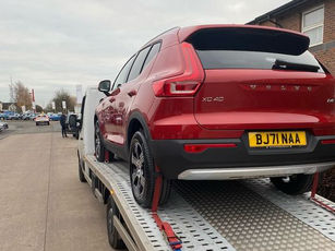 Volvo xc40 collected from TMS Volvo Hinckley being delivered to Liverpool for __ukcartrans