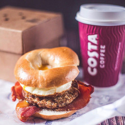 New Costa Berakfast Bagel