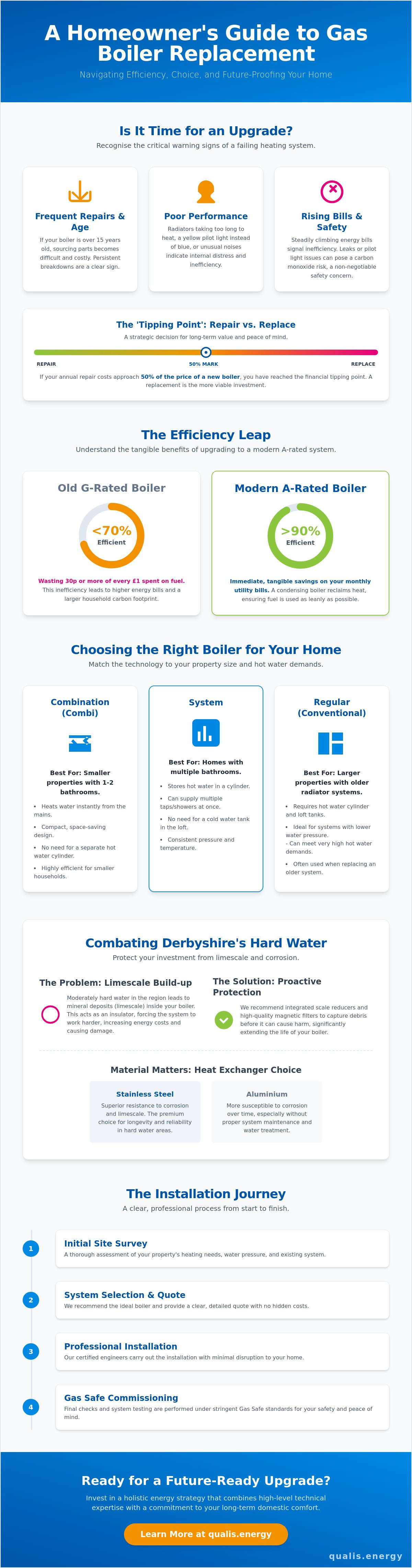 Gas boiler replacement Chesterfield