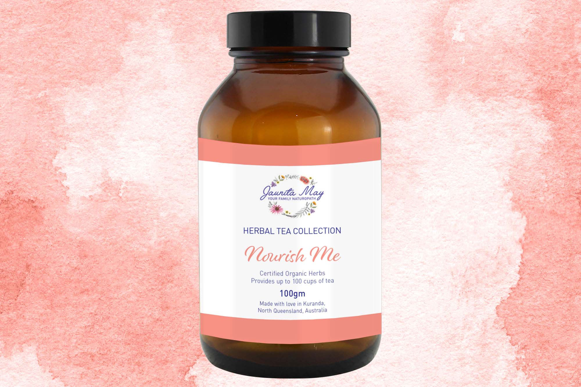 Nourish Me ~ Certified Organic Herbal Tea 100g