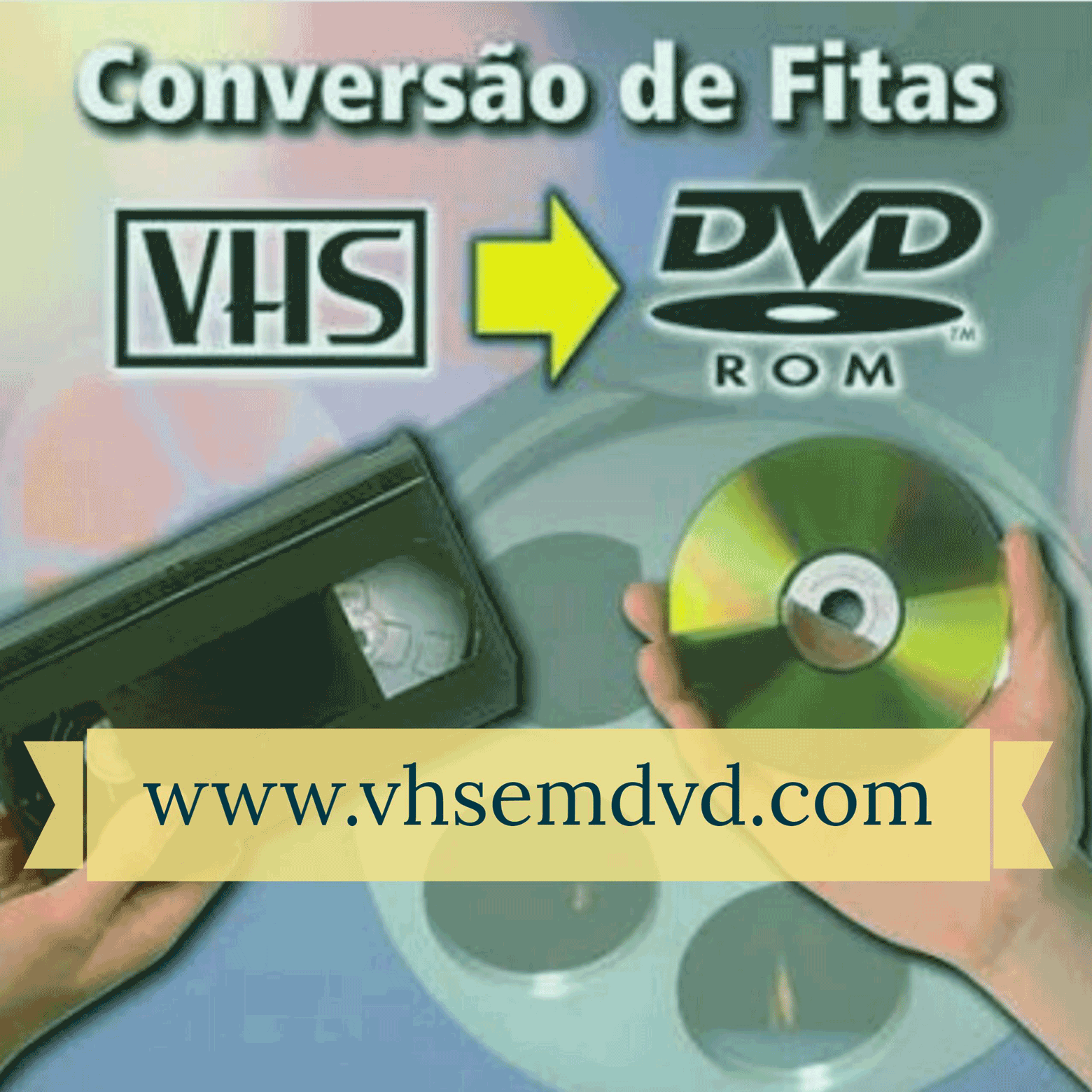 fitas vhs para dvd