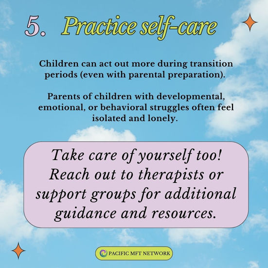 Practice self-care