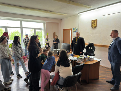 A Lesson in Justice: Young Guests at the Dolyna District CourtJustice through the eyes of children
