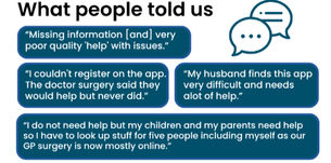 NHS App project: People rely on family and friends, while formal NHS App support goes unused