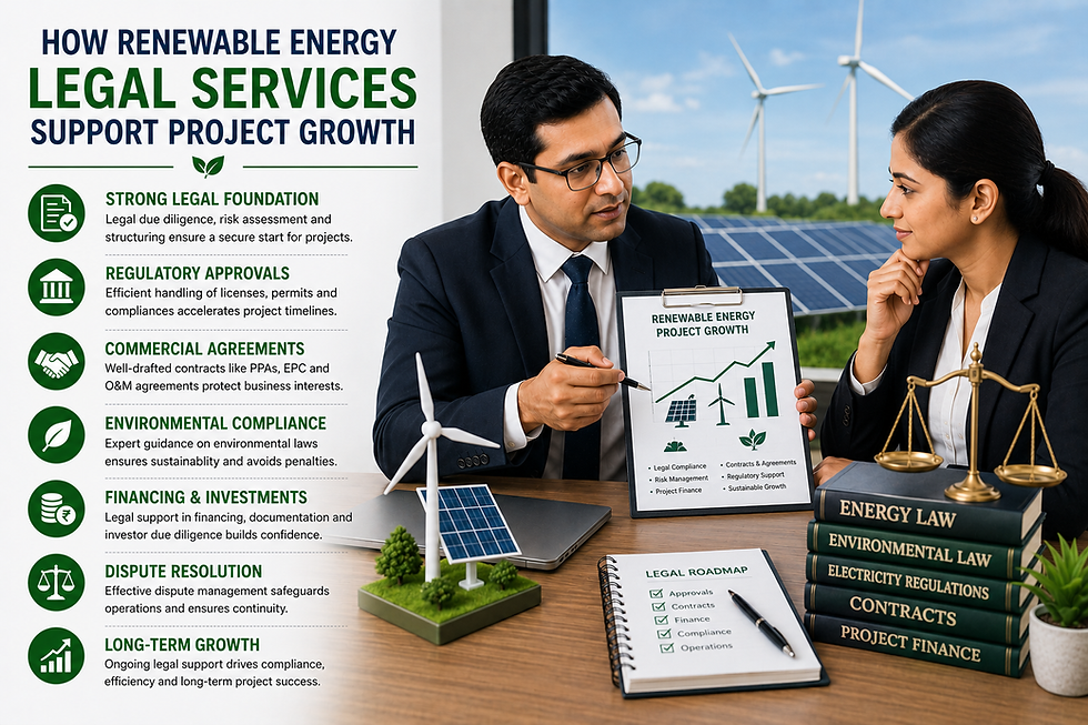 How Renewable Energy Legal Services Support Project Growth