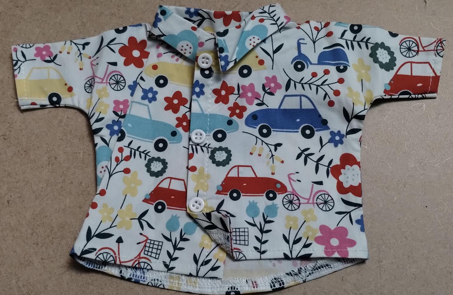 Teddy cars design colourful shirt