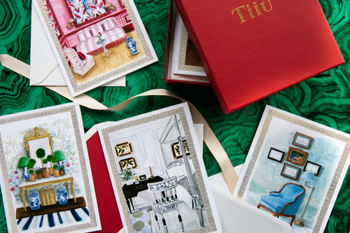 Coloured Interiors - Illustrated Greetings Cards | Tiiu.com